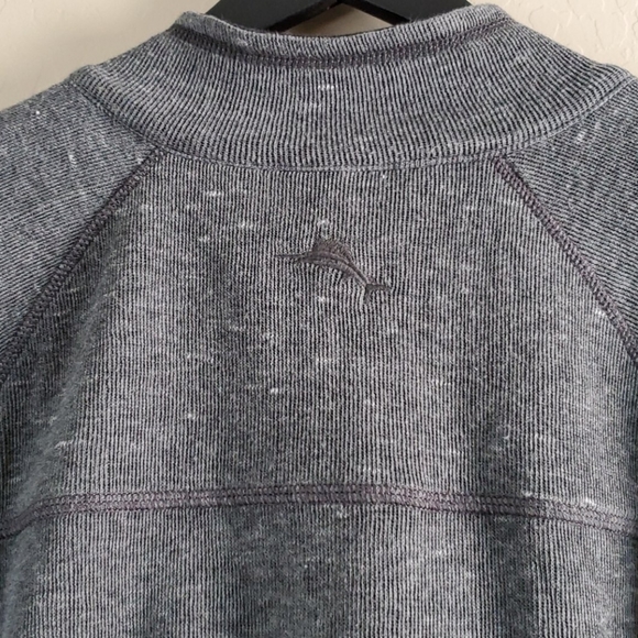 NWOT Tommy Bahama Reversible 1/2 Zip Sweater Sz L - Picture 8 of 14